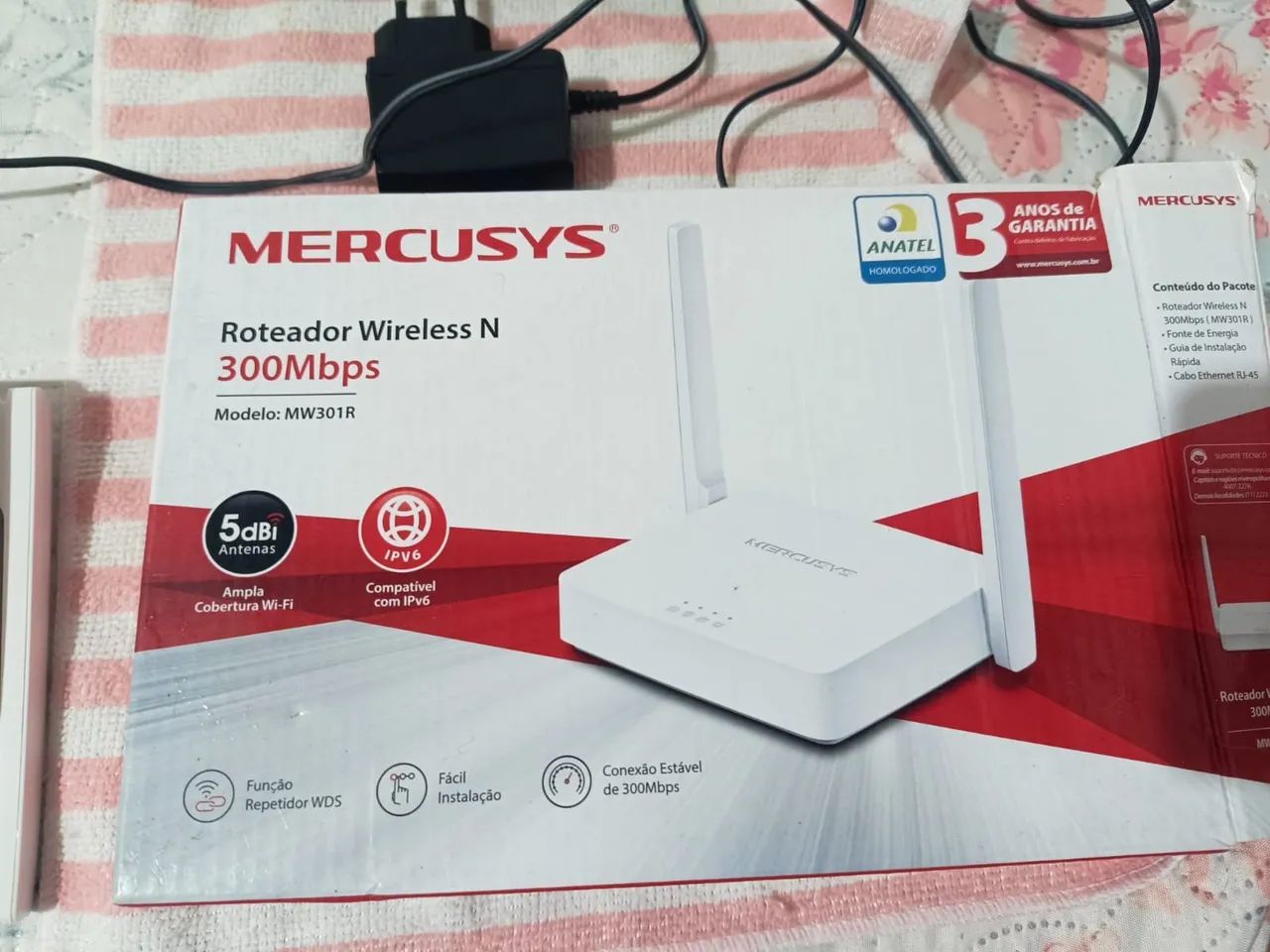 Roteador wireless N 300Mbps modelo: Mw301R