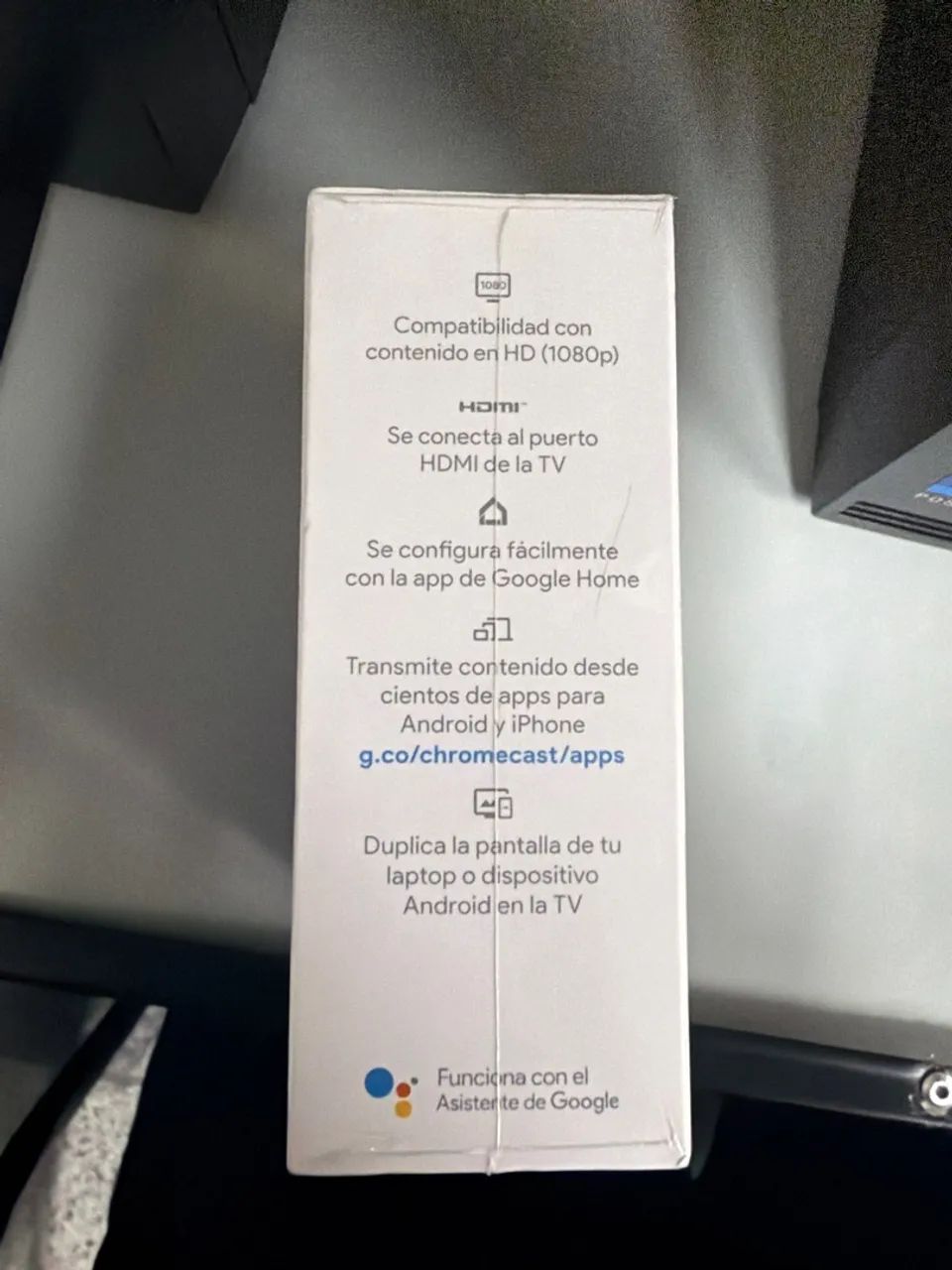 Google Chromecast 3 Geração Full Hd Cor Carvão - Foto 2