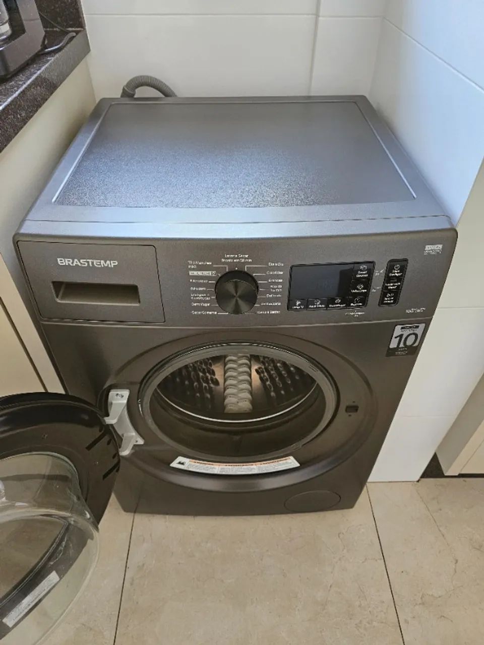 Lava e Seca Brastemp 10 kg BNO10AS Titanium - igual a nova - Foto 4