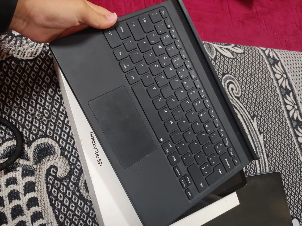 Capa teclado tablet s9 plus 