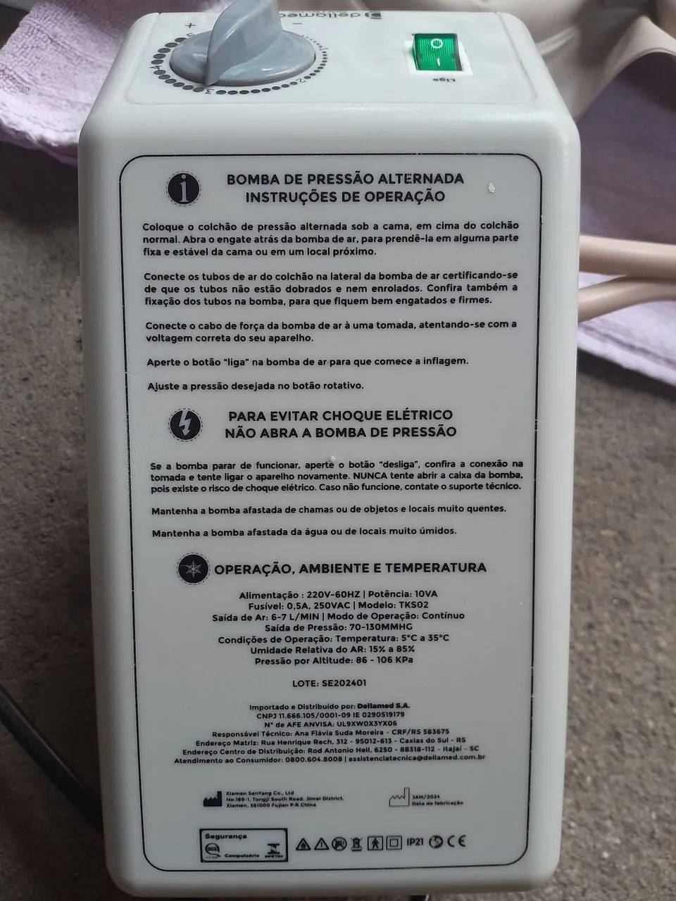 Colchão inflável para pacientes acamados - Foto 3