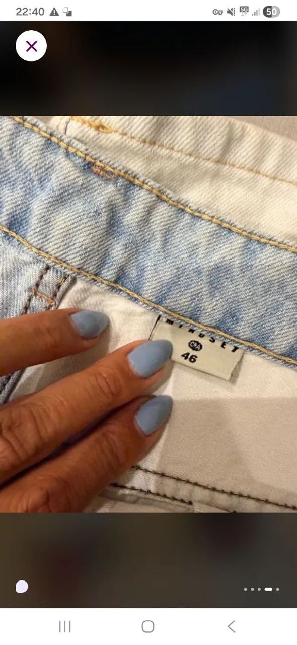 Calça jeans c&a duo color 46 - Foto 3