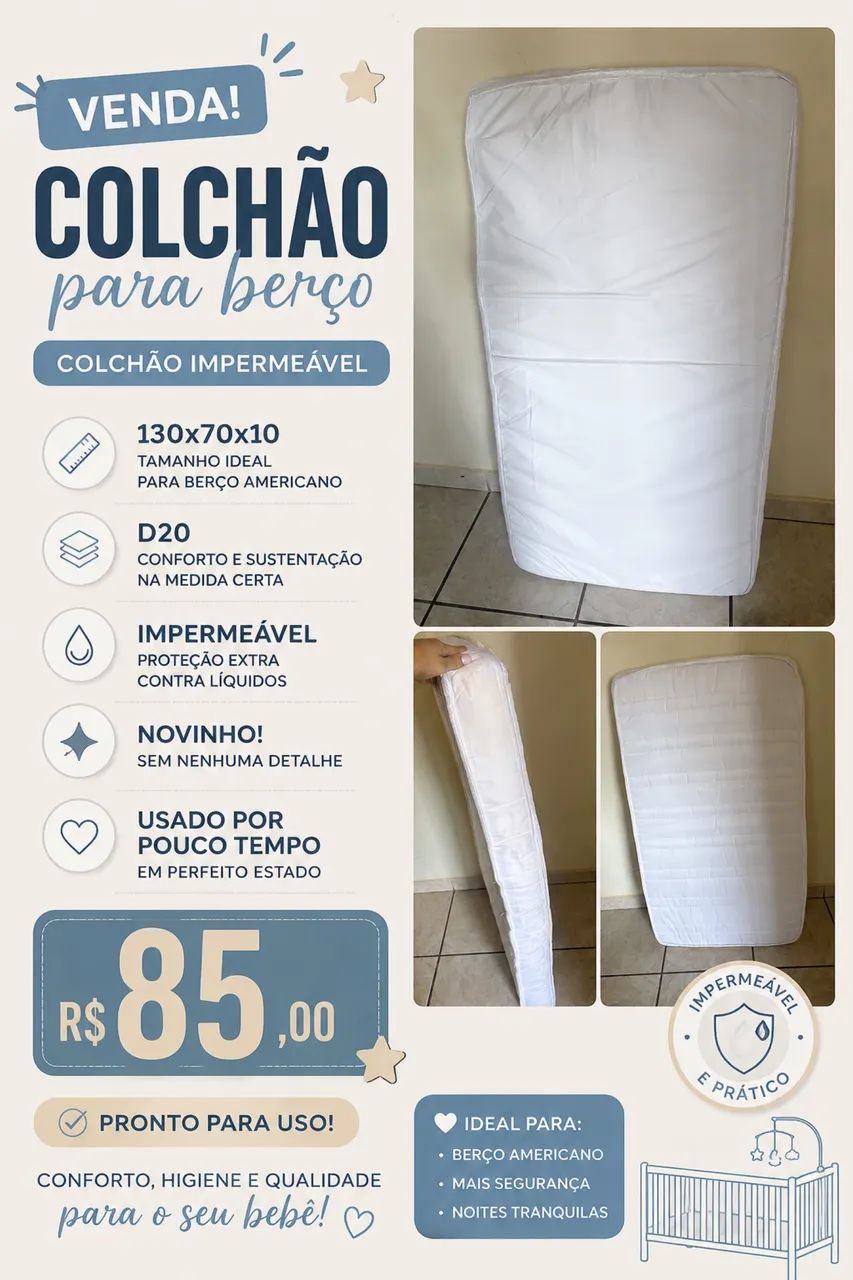 Colchão para berço 