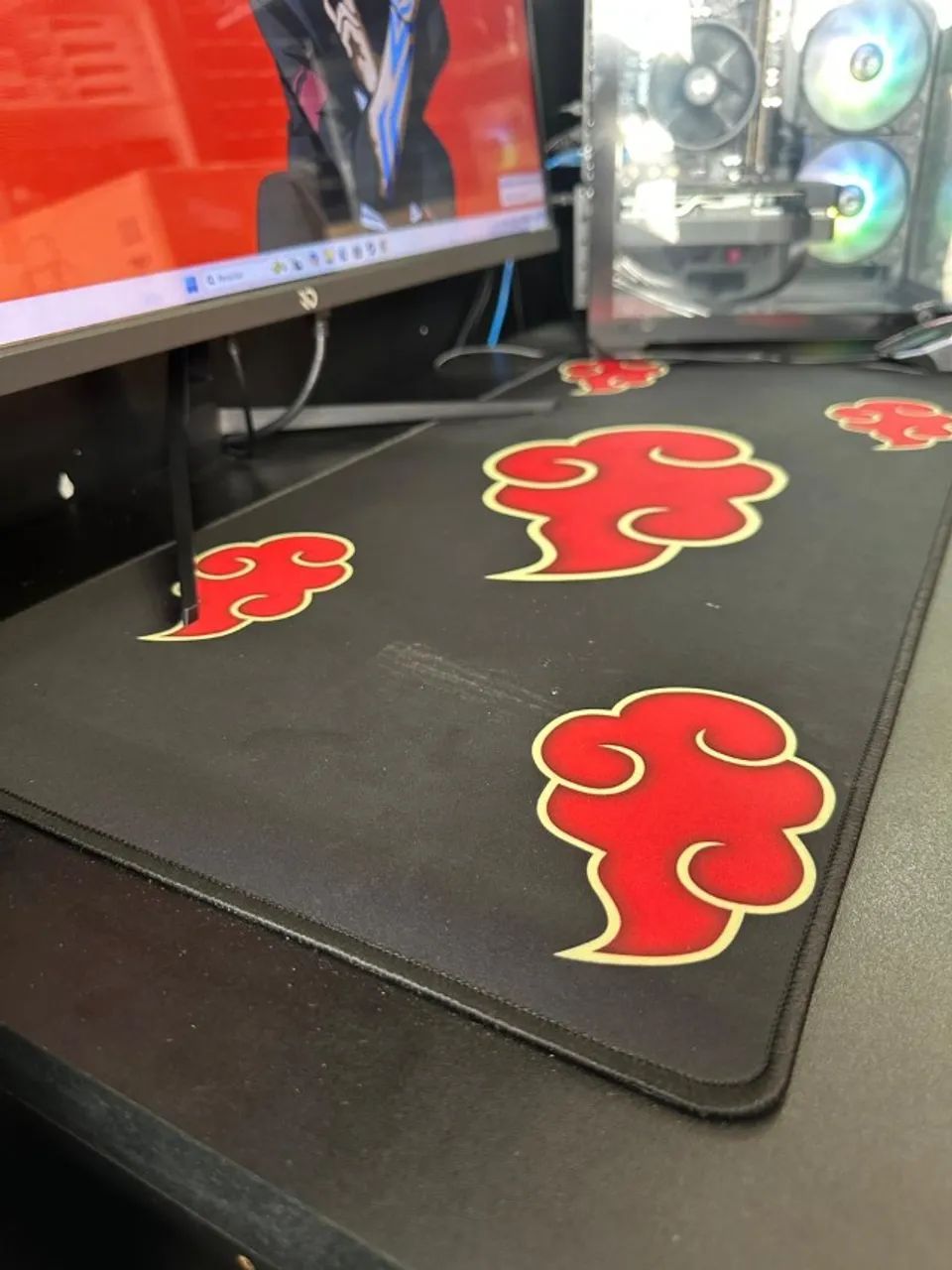 Mouse Pad Gamer Grande Akatsuki - Novo Lacrado - LojasWiki - Foto 2