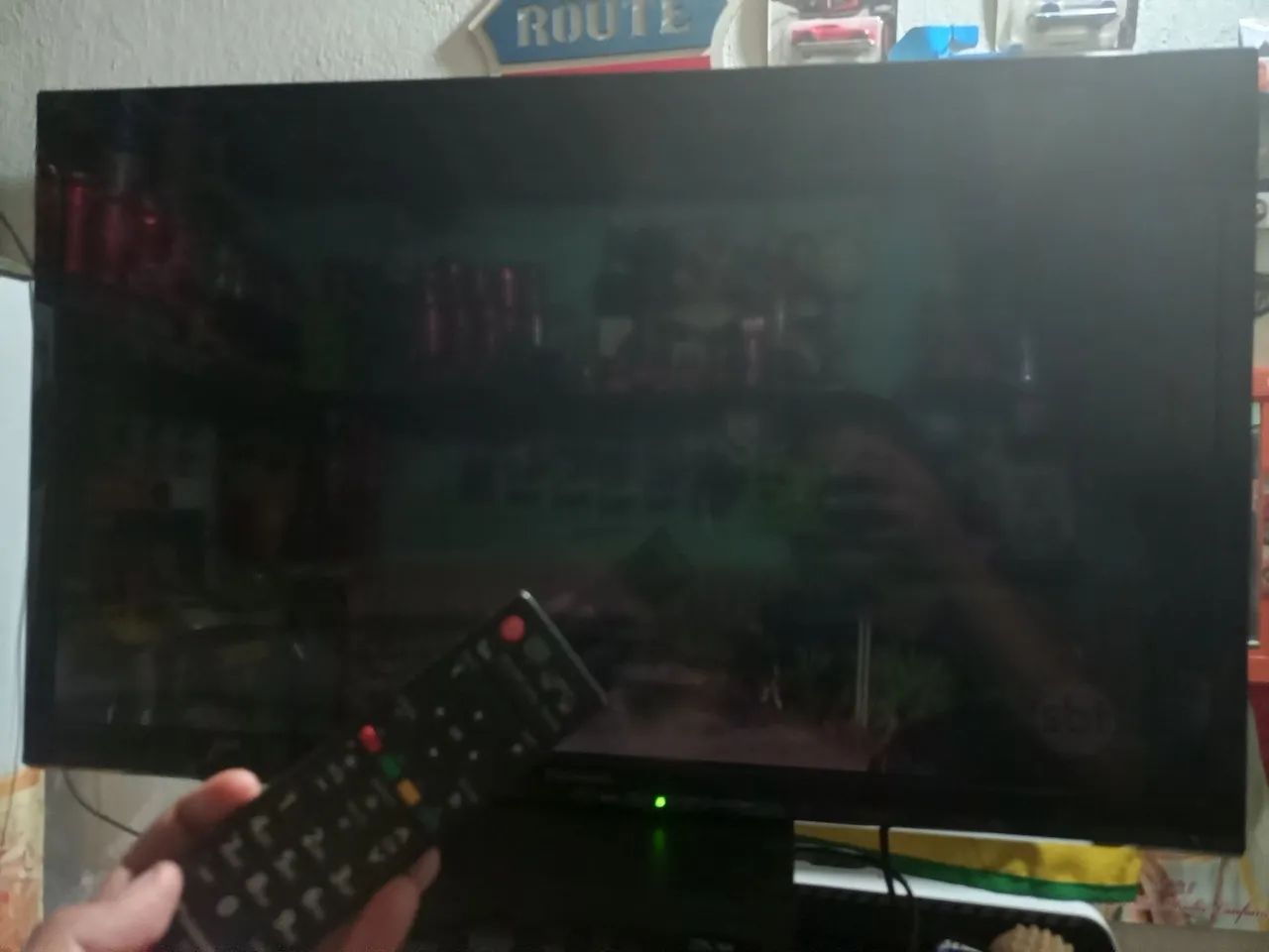 TV LED com defeito 