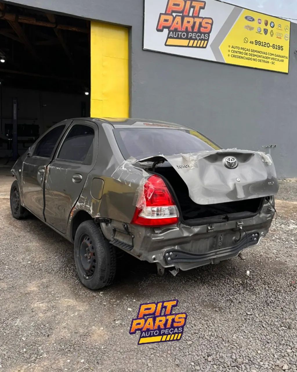SUCATA TOYOTA ETIOS 2018 107CV 1.5  - Foto 3