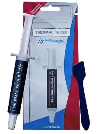 PASTA TERMICA THERMAL SILVER 5G PRATA IMPLASTEC PATS0510