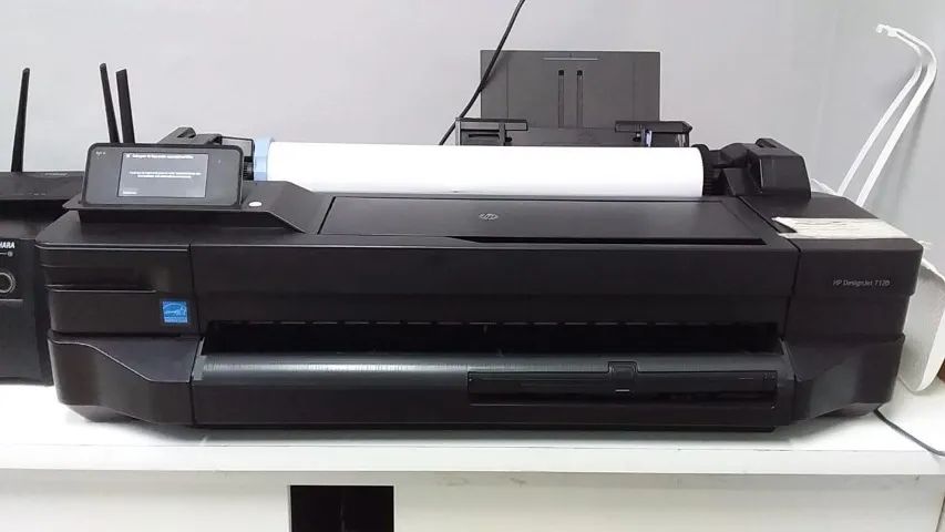 Impressora Plotter HP DesignJet T120 + tintas  - Foto 5