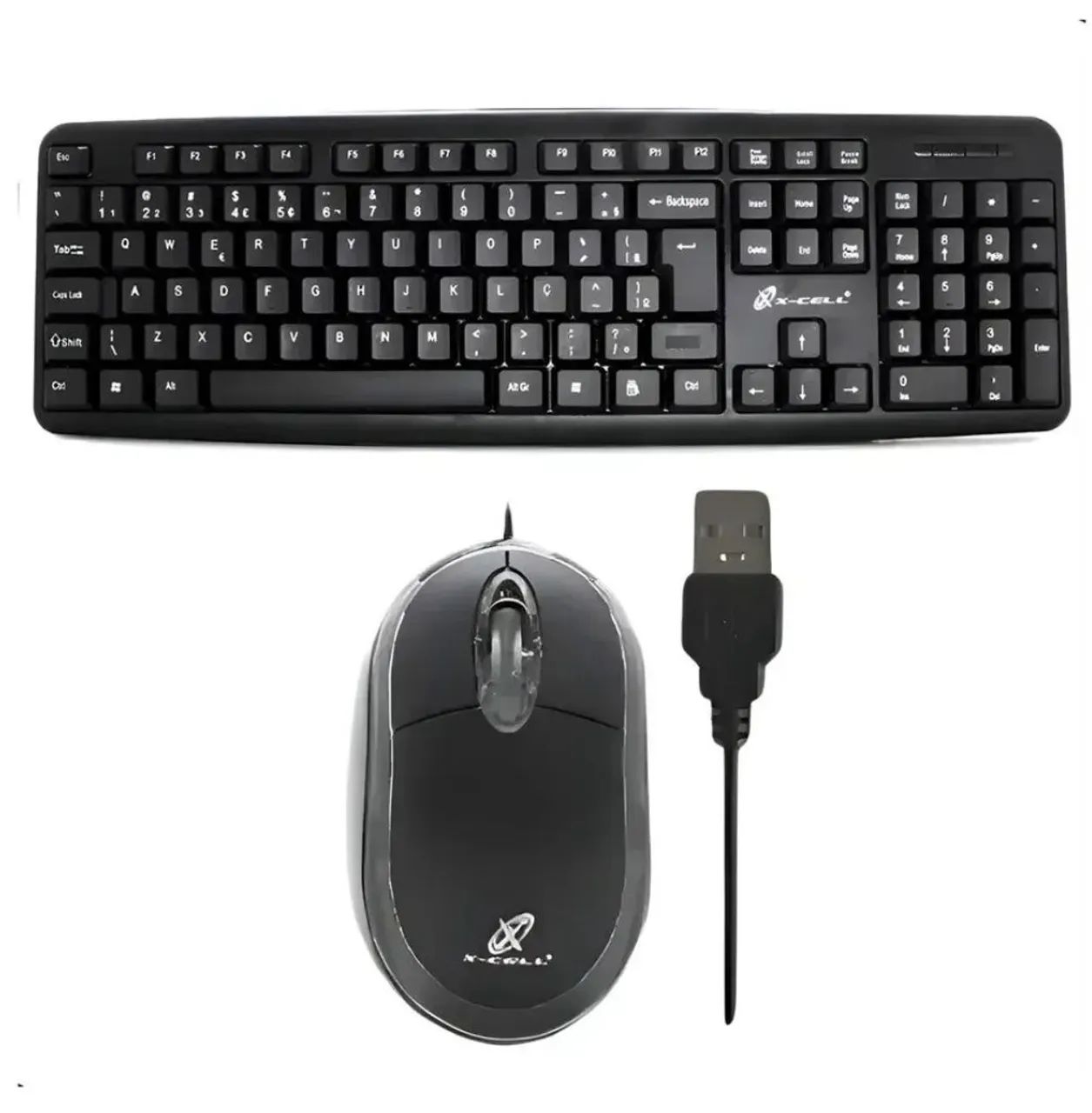 Kit teclado computador slim com fio - Foto 2