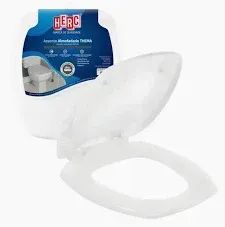 Assento sanitário almofadado quadrado branco Thema Herc - Foto 2