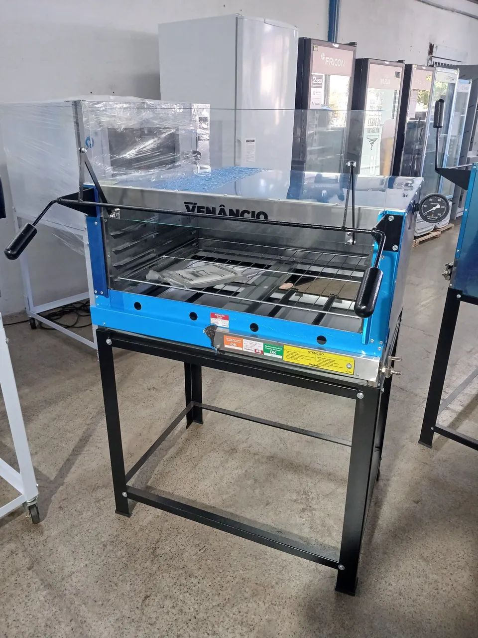 Forno Pizza Refratário Inox Venâncio Firi90 Gas Guilhotina - Foto 2