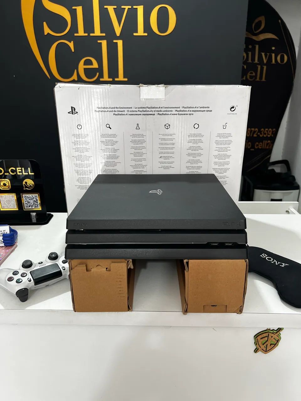 Ps4 Pro 1TB Completo com caixa ainda. - Foto 3