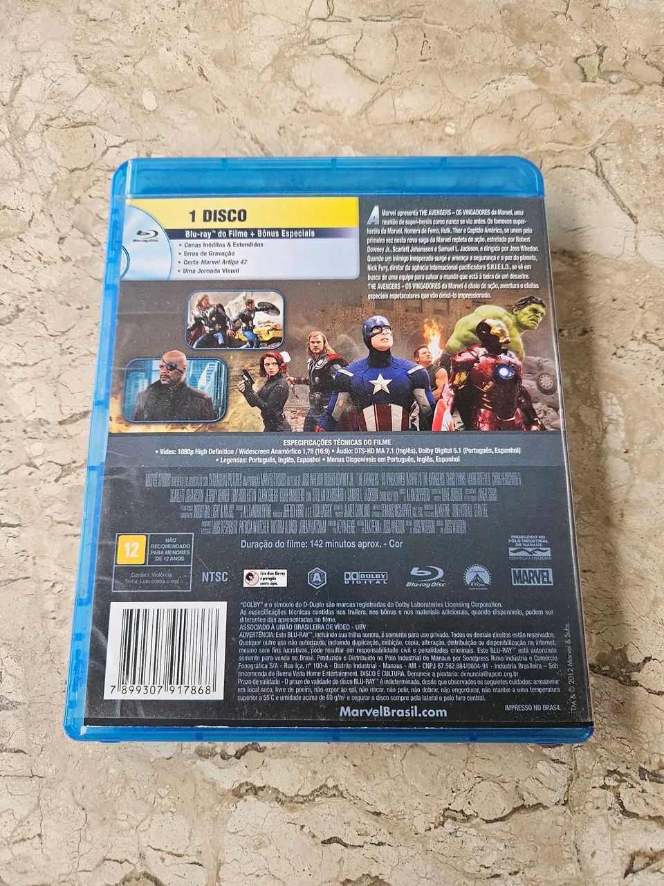 Blu-ray Os Vingadores (Marvel) - Original - Foto 3