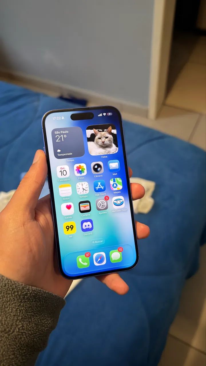 Iphone 16 Azul 100% Na Garantia Apple - Foto 4