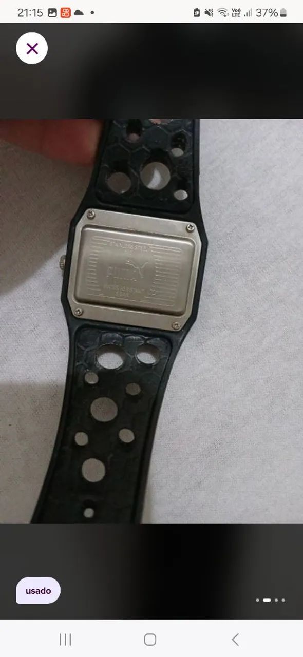 RELOGIO PUMA QUARTZ ESPORTIVO PRETO - Foto 2