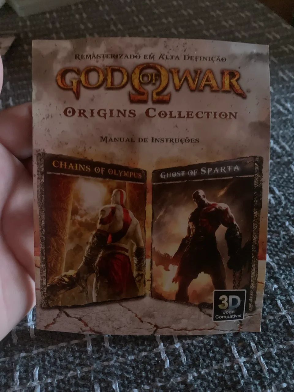 Manual God of War Oranges collection PS3