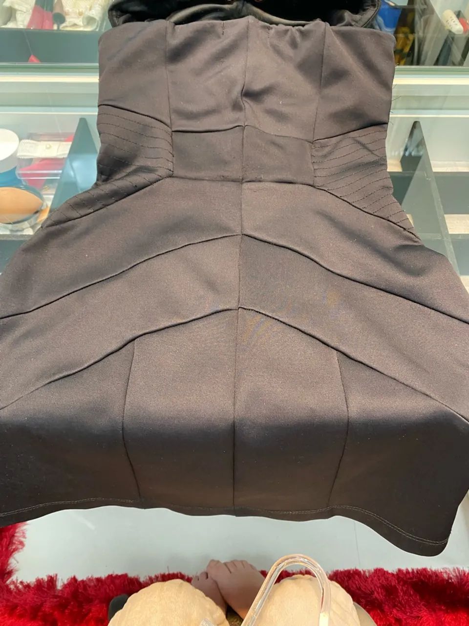 Vestido tomara que caia preto - Foto 2