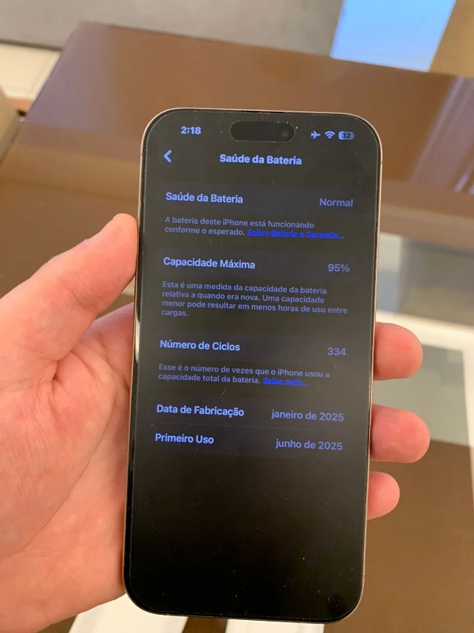 iPhone 16 Pro Max 256GB - Bateria 95% - Impecável na Caixa - Foto 5