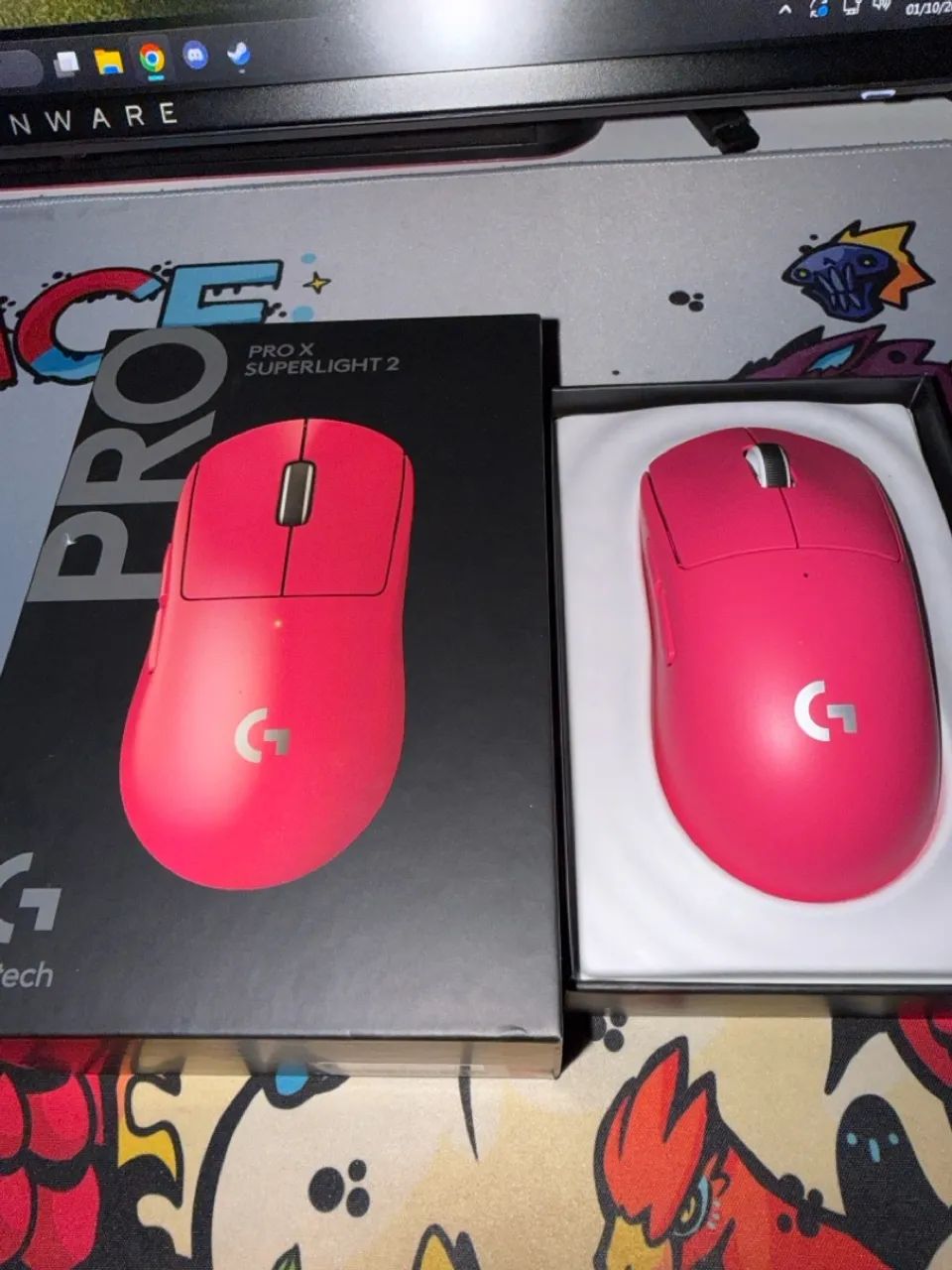 Mouse gamer Logitech GPRO Superlight 2 ROSA