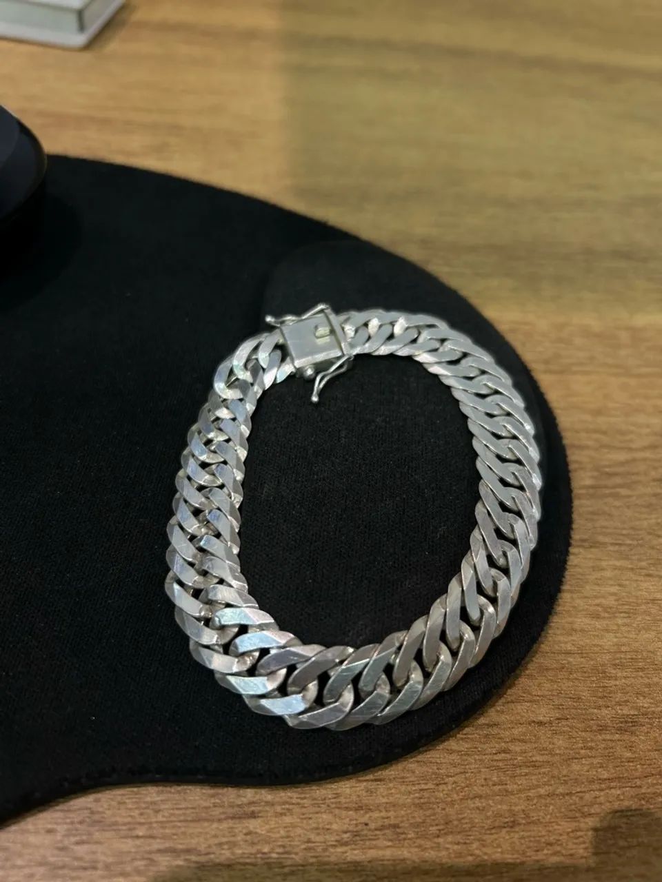 Pulseira 13 mm prata 925 - Foto 3