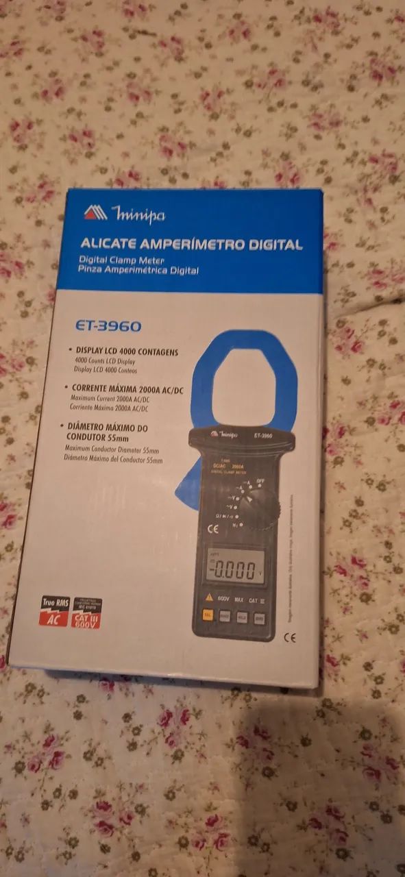 Alicate Amperímetro ET-3960 - Foto 5