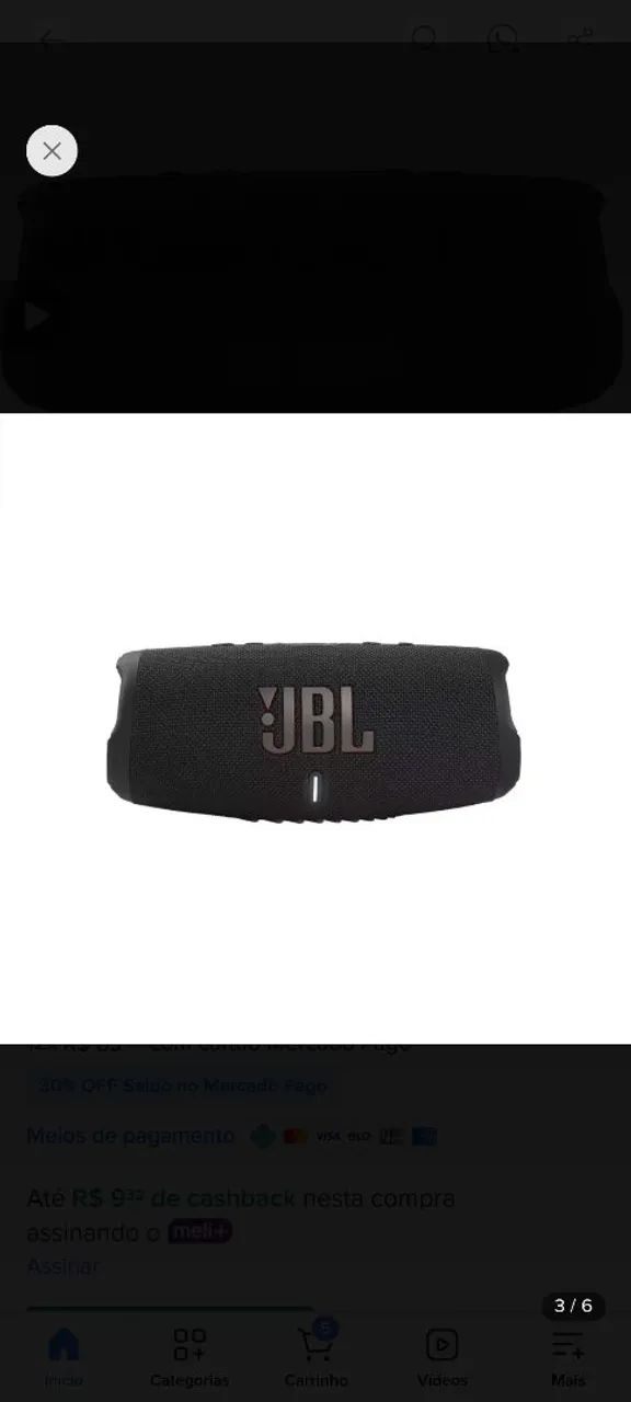 Som JBL charge 5 