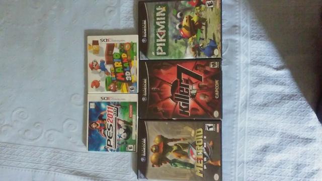 Jogos de 3ds e Gamecube