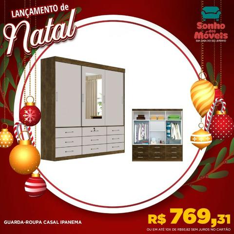 Apenas 769r$ guarda-roupa casal ipanema aproveite