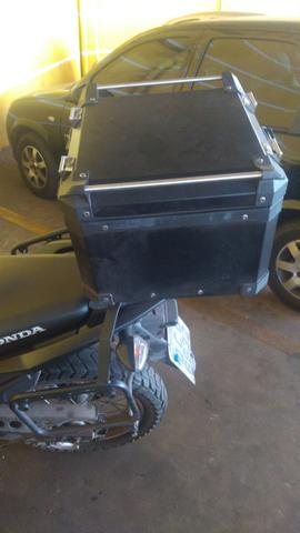 Baú Roncar 35L Preto XRE 190 C/Suporte