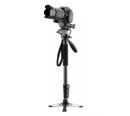 Monopé Pé de Galinha Greika Semi Hidráulico Para Câmera Canon, Nikon, Sony e Outras