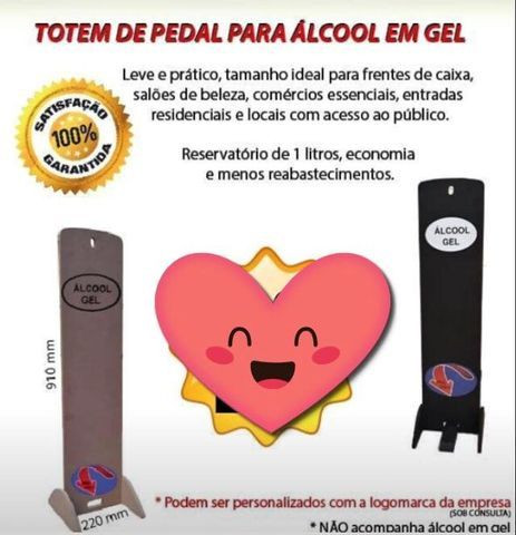 Totem Álcool em Gel - Foto 5