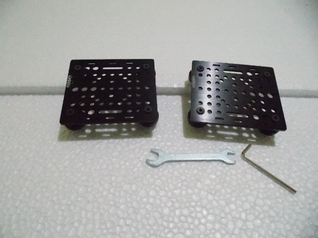 Perfil de Alumino, duas barras de 3 metros cada,  com  20X40mm, novas - Foto 4