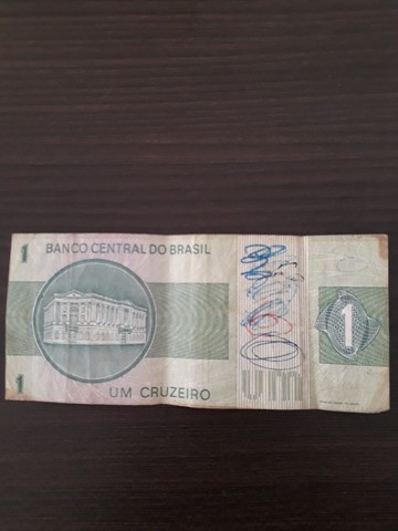 Nota 1 Cruzeiro - Brasil- Usada - Foto 2