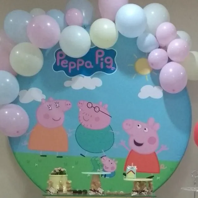 Display Peppa Pig Casa Cenário