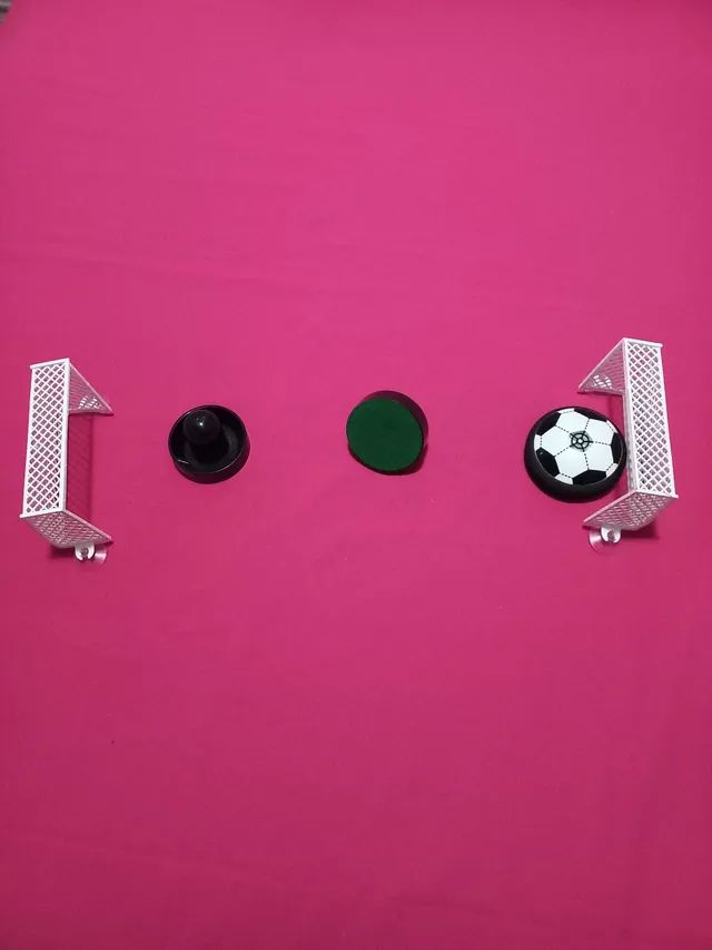 <br>Jogo de Futebol de Mesa Flutuante - Flat Ball Air Soccer -Produto Novo