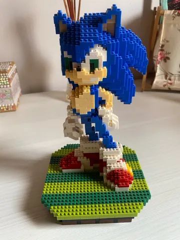 Boneco Mini Figura De Ação Compatível Com Lego Turma Sonic