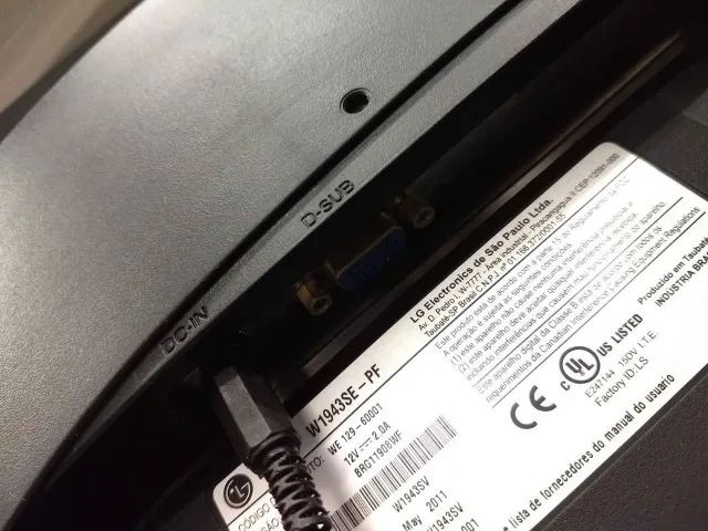 Monitor 18,5" Polegadas Hp/LG Widescreen LCD Grande Quantidade - Foto 4