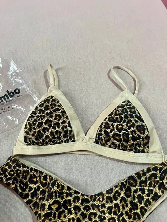 Biquíni animal print (novo) - Foto 4