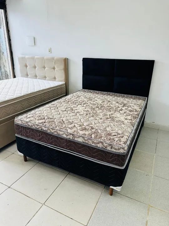 CAMA BOX DE CASAL, MOLAS ENSACADAS 