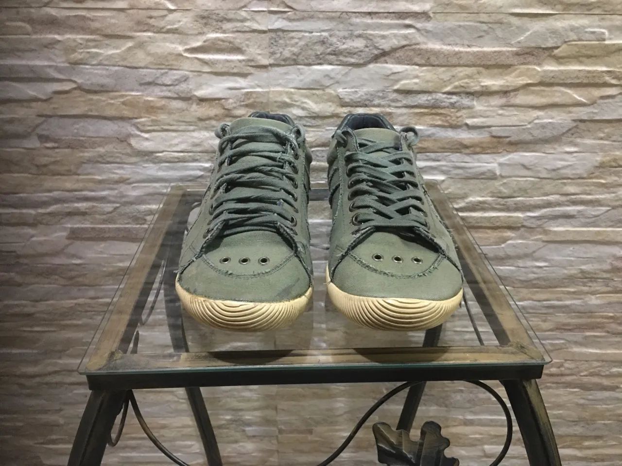 Sapatênis Masculino Osklen Verde Militaru