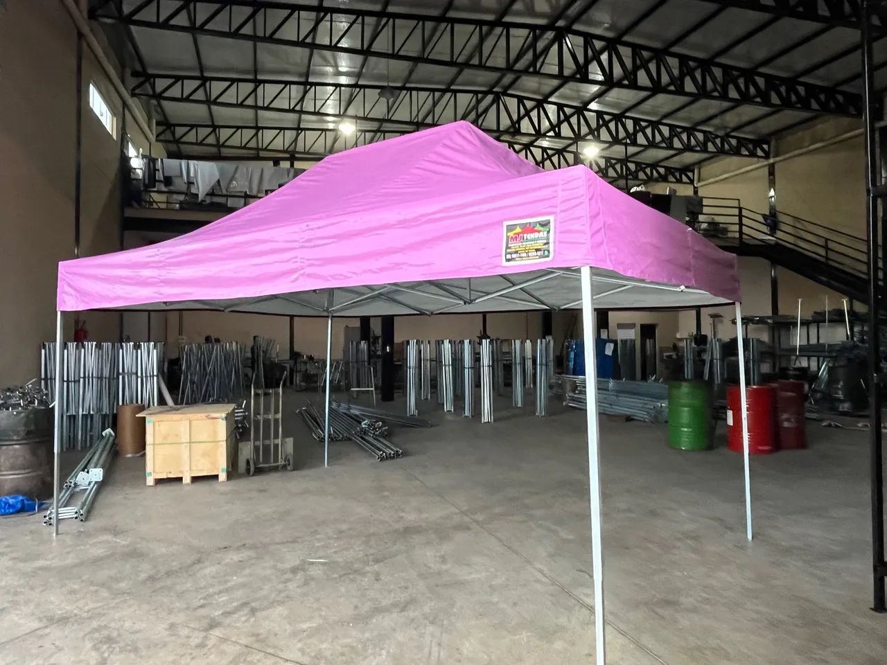 Promoção tenda 4,5x3 só 1350 pvc - Foto 4