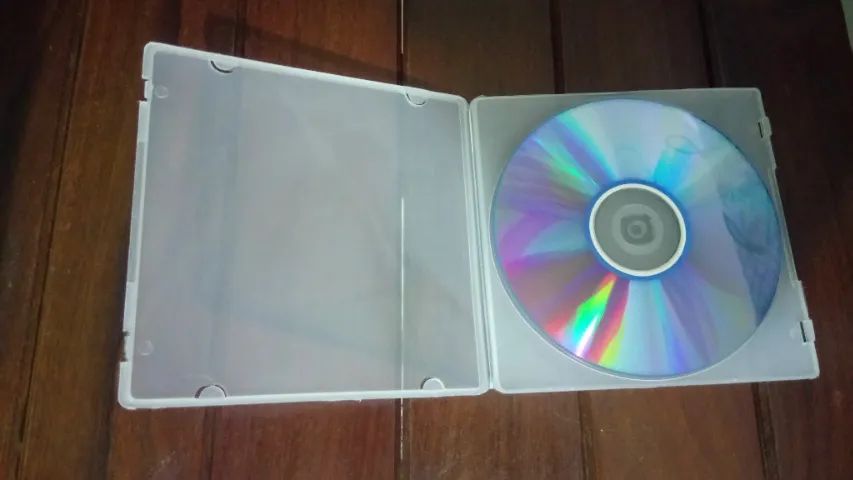 Box Estojo Case porta discos DVD/CD/Blu-Ray/Playstation (5 unidades)