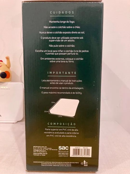 Colchão Inflável casal LACRADO NOVO NA CAIXA - Foto 3