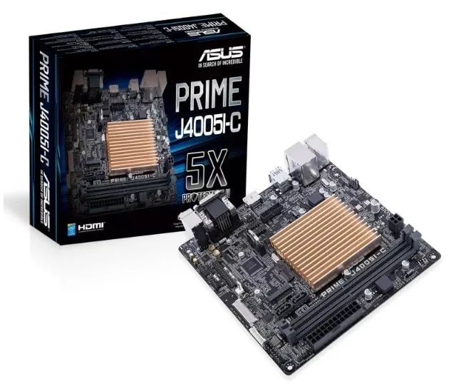 placa mãe asus prime j4005i-c/br c/ processador intel dual core usb 3.1 hdmi