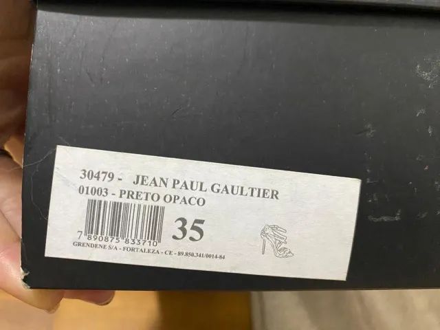 Salto Melissa Preto - Jean Paul Gautier  - Tam. 35 - COM CAIXA - Foto 4