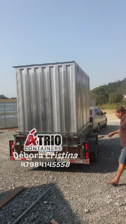Deposito galvanizado obras Container  - Foto 3