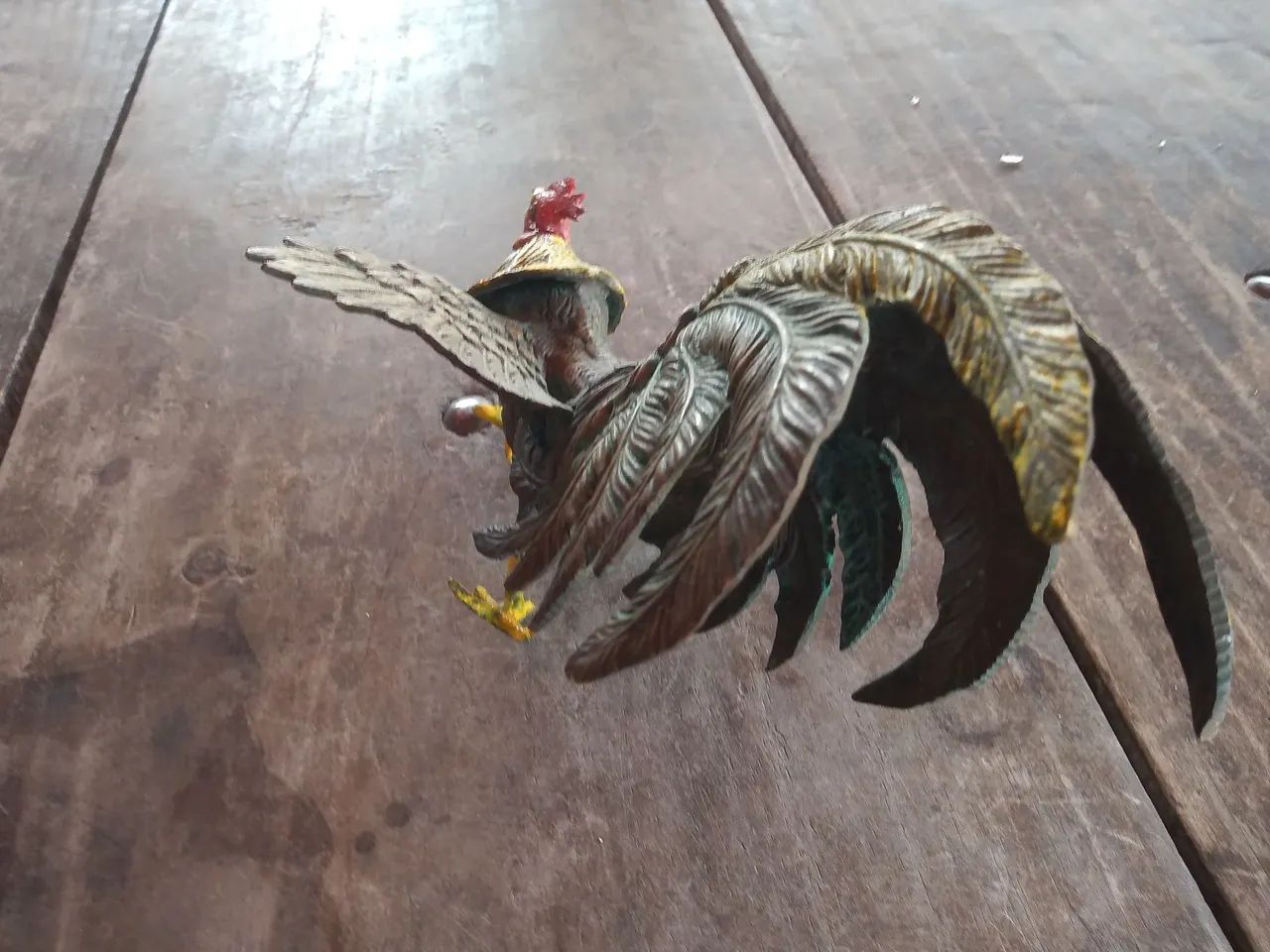 Galo bronze decoração  - Foto 5