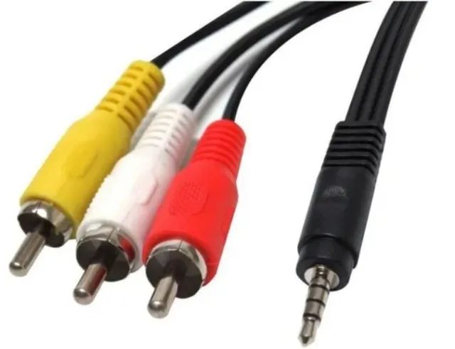 Cabos Adaptador P2 - 3rca Tv Celular Gps Dvd  Arduino Automação Robotica COD-CP410 