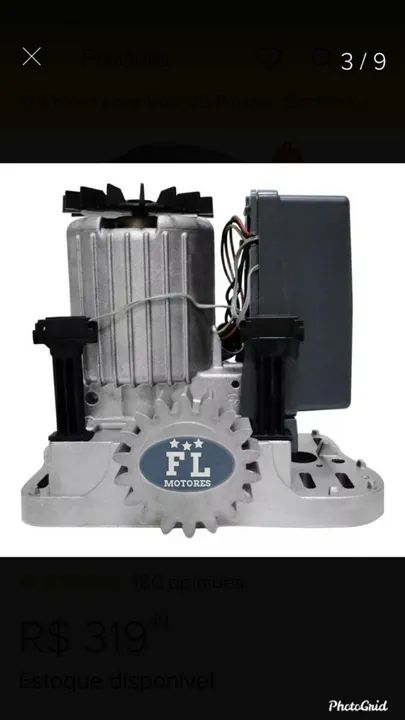 Motor para portão Garen TSI novo instalado  - Foto 5