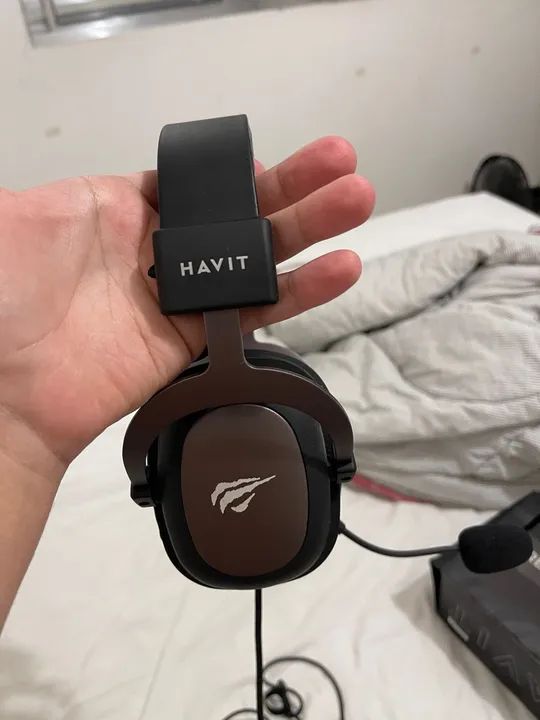 Fone de Ouvido Gamer Havit com Microfone - Foto 2